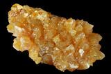 Amber-Yellow Calcite Crystal Cluster - Highly Fluorescent! #177291-2